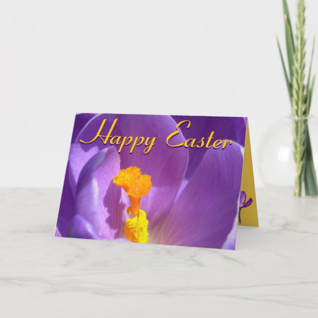 Festividades Cartão de Saudação Personalizado para Flores de Cr (Frente)