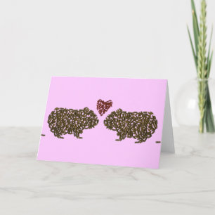 Festividades Cartão de Saudação Pigs in Love