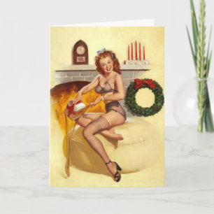 Festividades Cartão de Saudação Pin-Up do Stocker