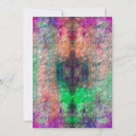 Festividades Cartão de Saudação Psicodélico do Vazio Tie