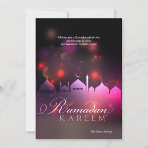 Festividades Cartão de Saudação Ramadan Kareem