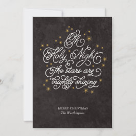Festividades Cartão de Saudação Religioso de Script Elegante da
