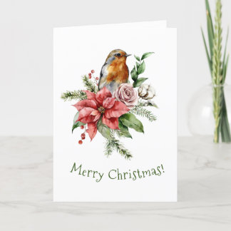 Festividades Cartão de Saudação Robin Christmas