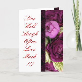 Festividades Cartão de saudação Rosa GothicChicz