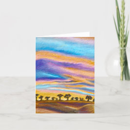Festividades Cartão de saudação sunset