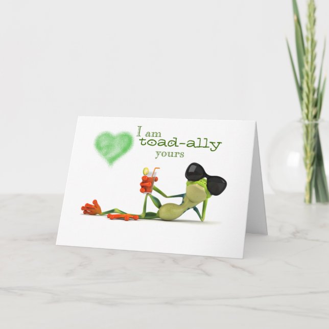 Festividades Cartão de Saudação Toad-ally (Frente)