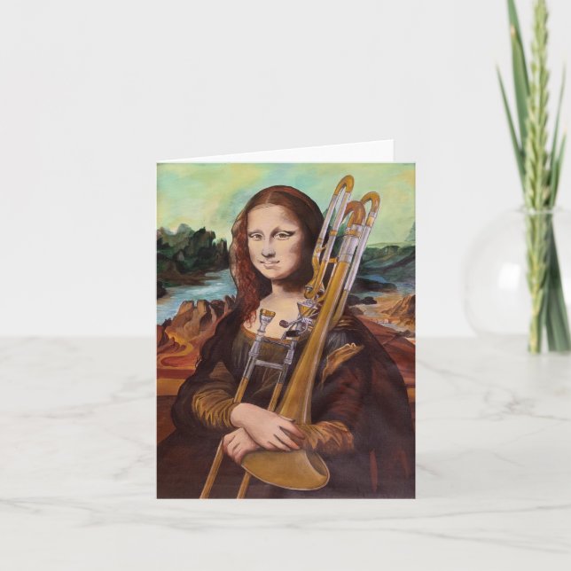 Festividades Cartão de Saudação Trombona Lisa (Frente)
