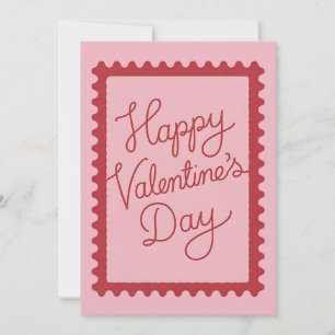 Festividades Cartão de saudação vintage do Dia dos Namorados co