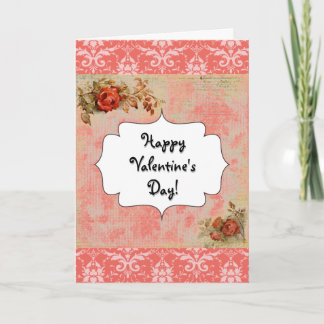Festividades Cartão de Saudação Vintage feliz dia de os namorad