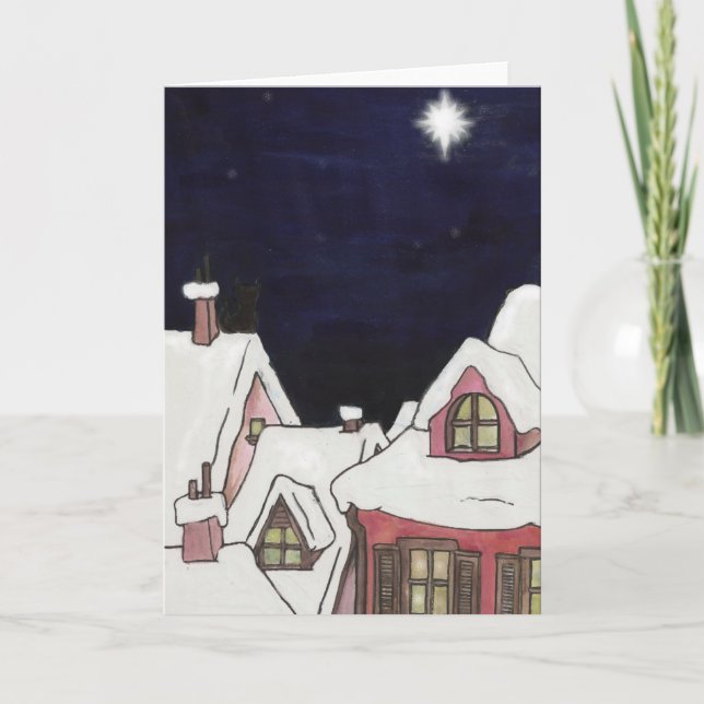 Festividades Cartão de Saudação Xmas (Frente)