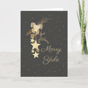 Festividades Cartão de Saudação Yule Sabbat