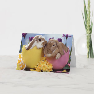 Festividades Cartão de Saudações - Coelhinho da Páscoa