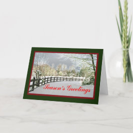 Festividades Cartão de Saudações da Estação