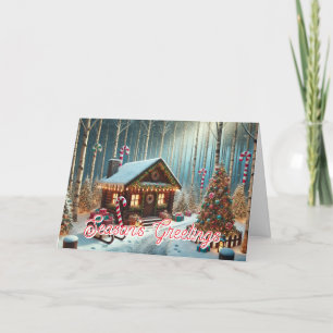 Festividades Cartão de Saudações da Estação