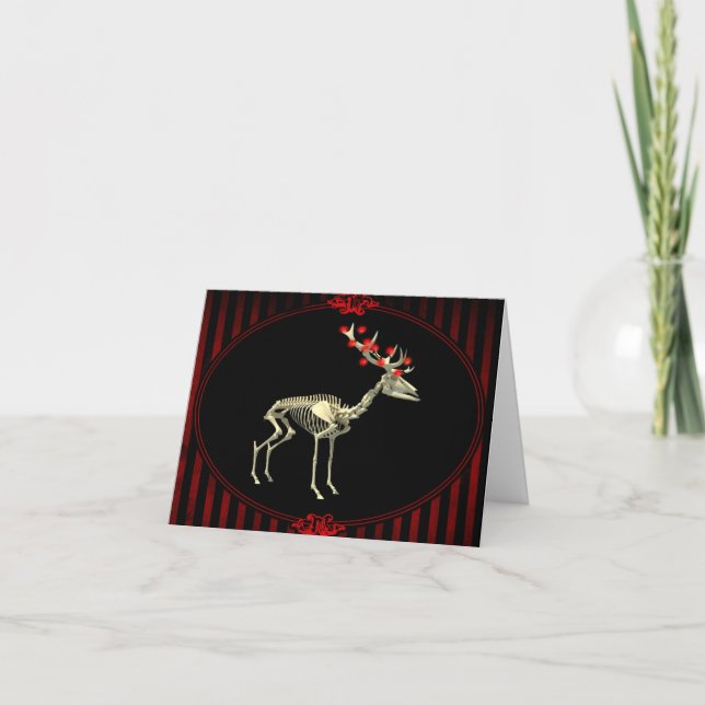 Festividades Cartão de SkeleDeer (Frente)