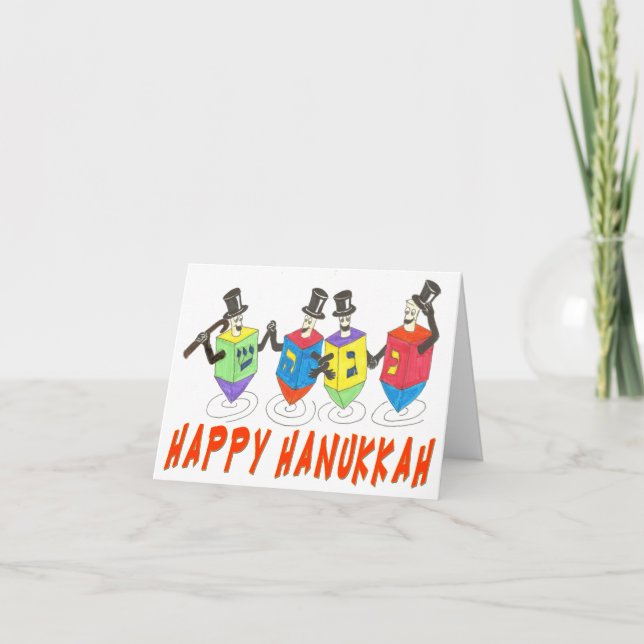 Festividades Cartão de sonho Feliz Hanukkah (Frente)
