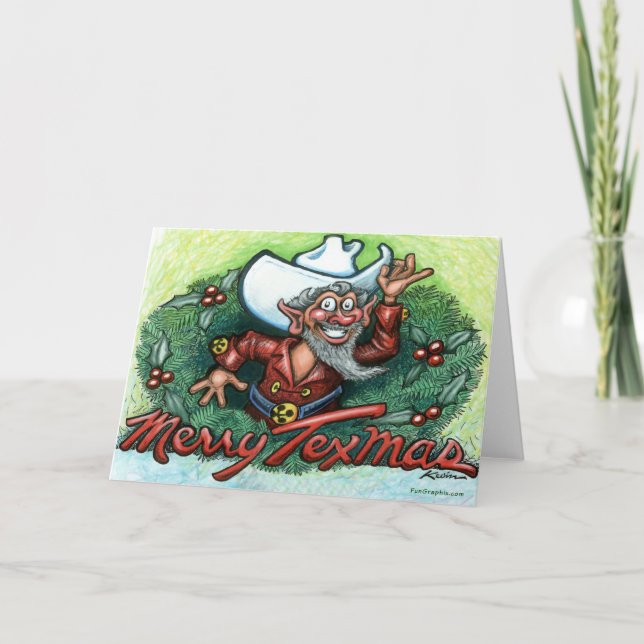 Festividades Cartão de Texmas (Frente)