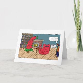 Festividades Cartão de tricô de Natal