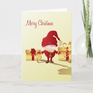 Festividades Cartão de Vazio para Papai Noel e Presentes