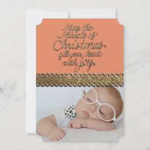 Festividades CARTÃO DE VERIFICAÇÃO DE FOTOS DO Monograma de Nat