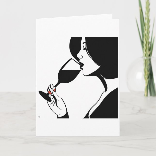 Festividades Cartão de Vinho (Frente)
