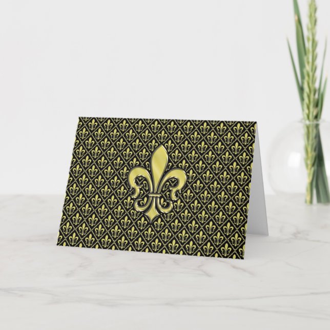 Festividades Cartão de Visita com Design Elegante de Fleur de L (Frente)