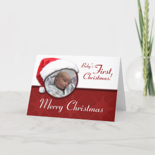 Festividades Cartão de Voto de Santa Hat Baby de 1rua