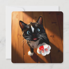 Festividades Cartão Divertido de Recuperação | Gato Entrega Seu