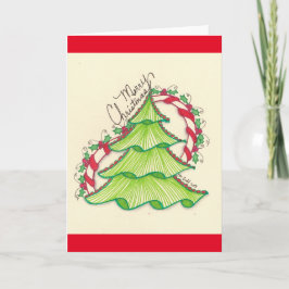 Festividades Cartão do desenho da árvore de Natal