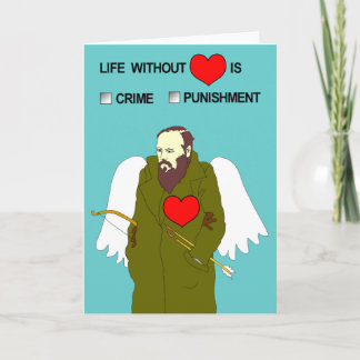 Festividades Cartão do dia dos namorados de Dostoevsky