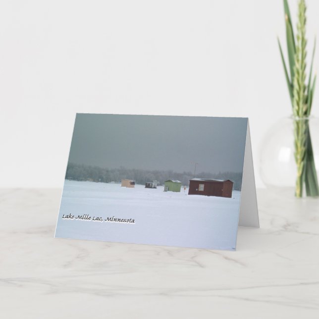 Festividades Cartão do feriado de Minnesota (Frente)