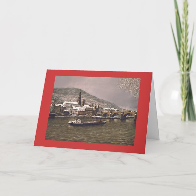 Festividades Cartão do feriado de Paul McGehee "inverno em (Frente)