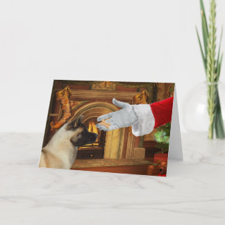 Festividades Cartão do feriado do Natal de Akita