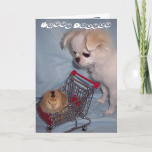 Festividades Cartão do filhote de cachorro do felz pascoa