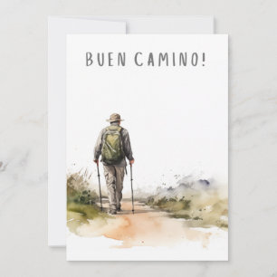 Festividades Cartão do Homem de Caminho Camino de Santiago