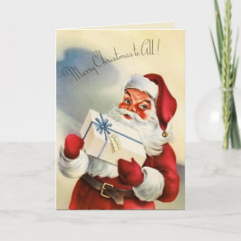 Festividades Cartão do Natal de Papai Noel