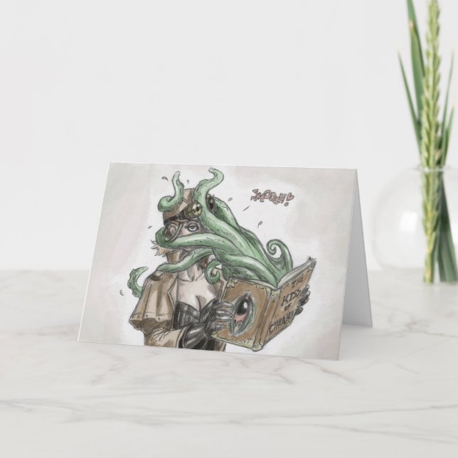 Festividades Cartão do querido de Steampunk (Frente)