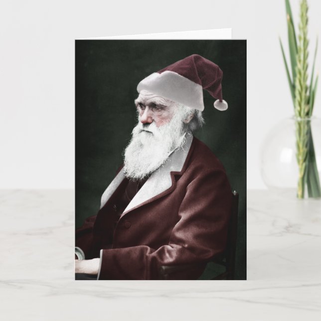 Festividades Cartão do Xmas de Darwin (Frente)