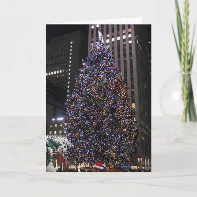 Festividades Cartão do Xmas de NYC (Frente)