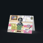 Festividades Cartão dos biscoitos de açúcar do cozimento<br><div class="desc">Biscoitos de açúcar do cozimento da avó por um feriado doce.</div>