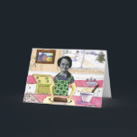 Festividades Cartão dos biscoitos de açúcar do cozimento<br><div class="desc">Biscoitos de açúcar do cozimento da avó por um feriado doce.</div>