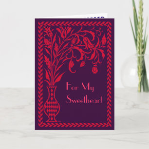 Festividades Cartão dos namorados de Fleurs de Paris