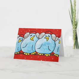Festividades Cartão e envelope de LimbBirds