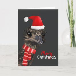 Festividades Cartão Emu de Natal Australiano