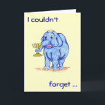 Festividades Cartão feliz de Hanukkah com elefante bonito<br><div class="desc">Divertimento,  ocasional,  e cartão feliz. Aperfeiçoe para a família,  amigos,  colegas de trabalho,  e caçoou colegas! Deixado todos saiba que você não esqueceu lhes desejar um Hanukkah feliz!</div>