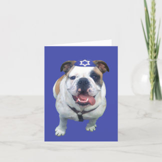 Festividades Cartão feliz de Hanukkah para o menino (Notecard)