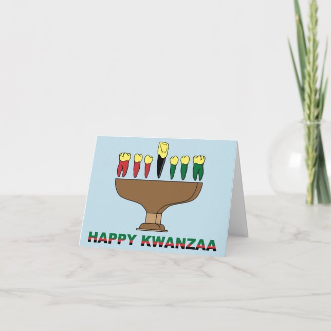 Festividades Cartão feliz de Kwanzaa (Frente)
