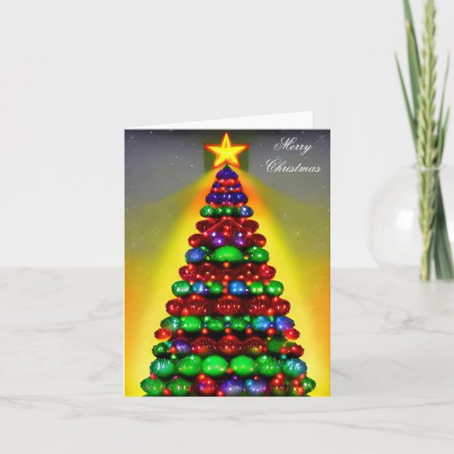 Festividades Cartão Feliz de Natal (Frente)