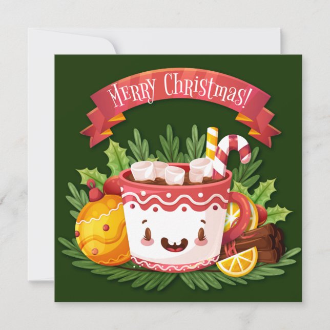 Festividades Cartão Feliz de Natal (Frente)