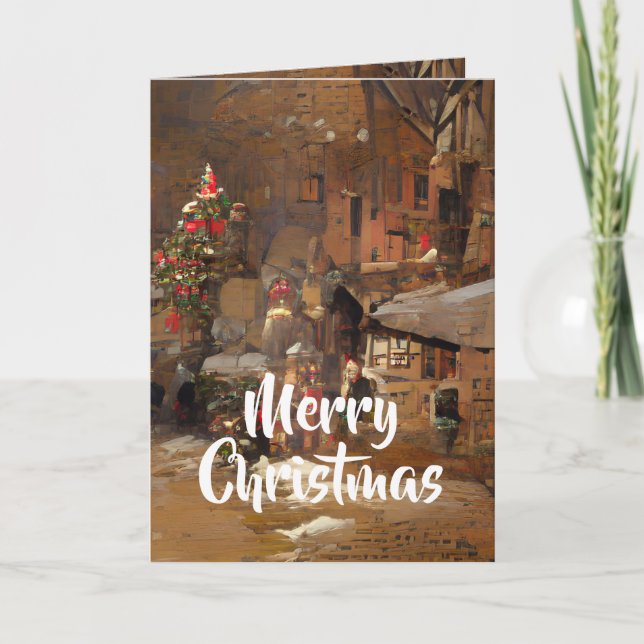 Festividades Cartão Feliz de Natal (Frente)